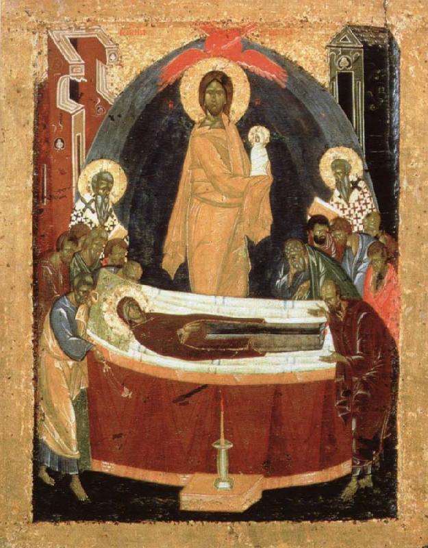 THEOPHANES the Greek Dormition of the virgin Sweden oil painting art